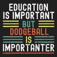 Education Is Important But Dodgeball Is Importanter Funny Hat thumb 2