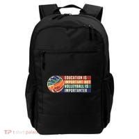 Education Is Important But Volleyball Is Importanter Backpack thumb 0