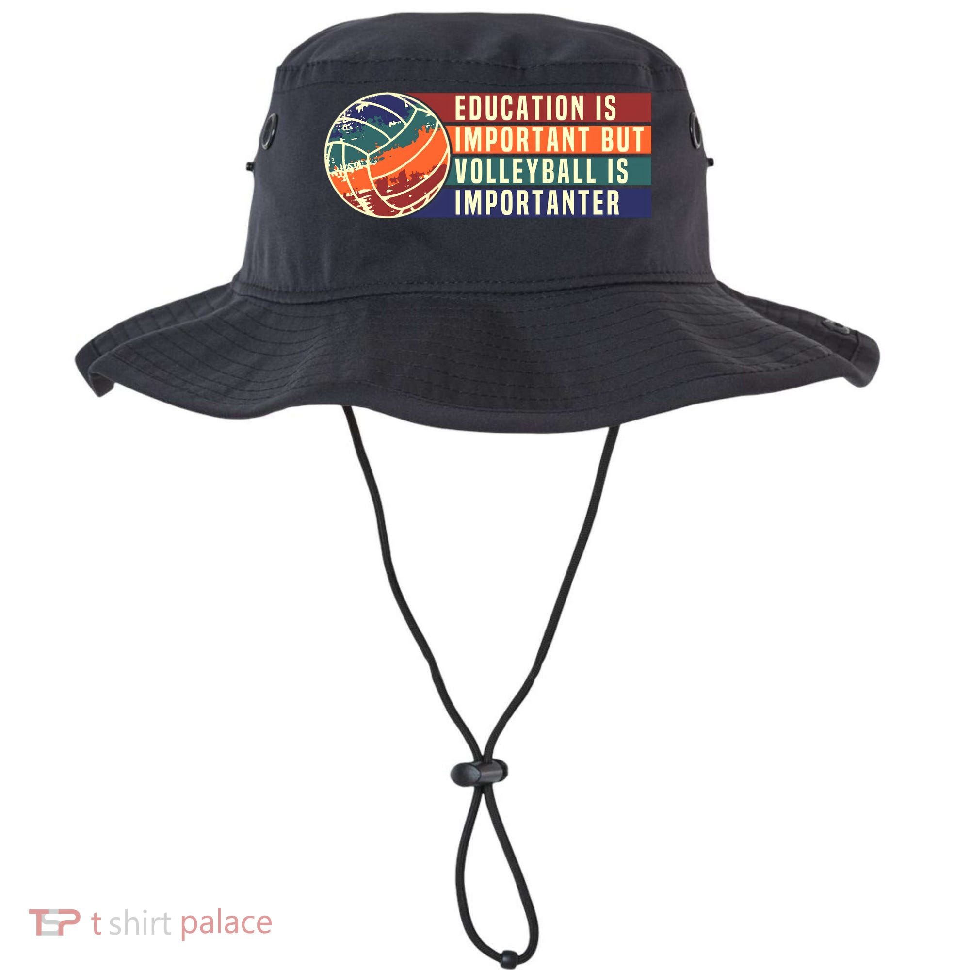 Education Is Important But Volleyball Is Importanter Bucket Hat