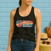 Education Is Important But Volleyball Is Importanter Women's Tank Top thumb 2