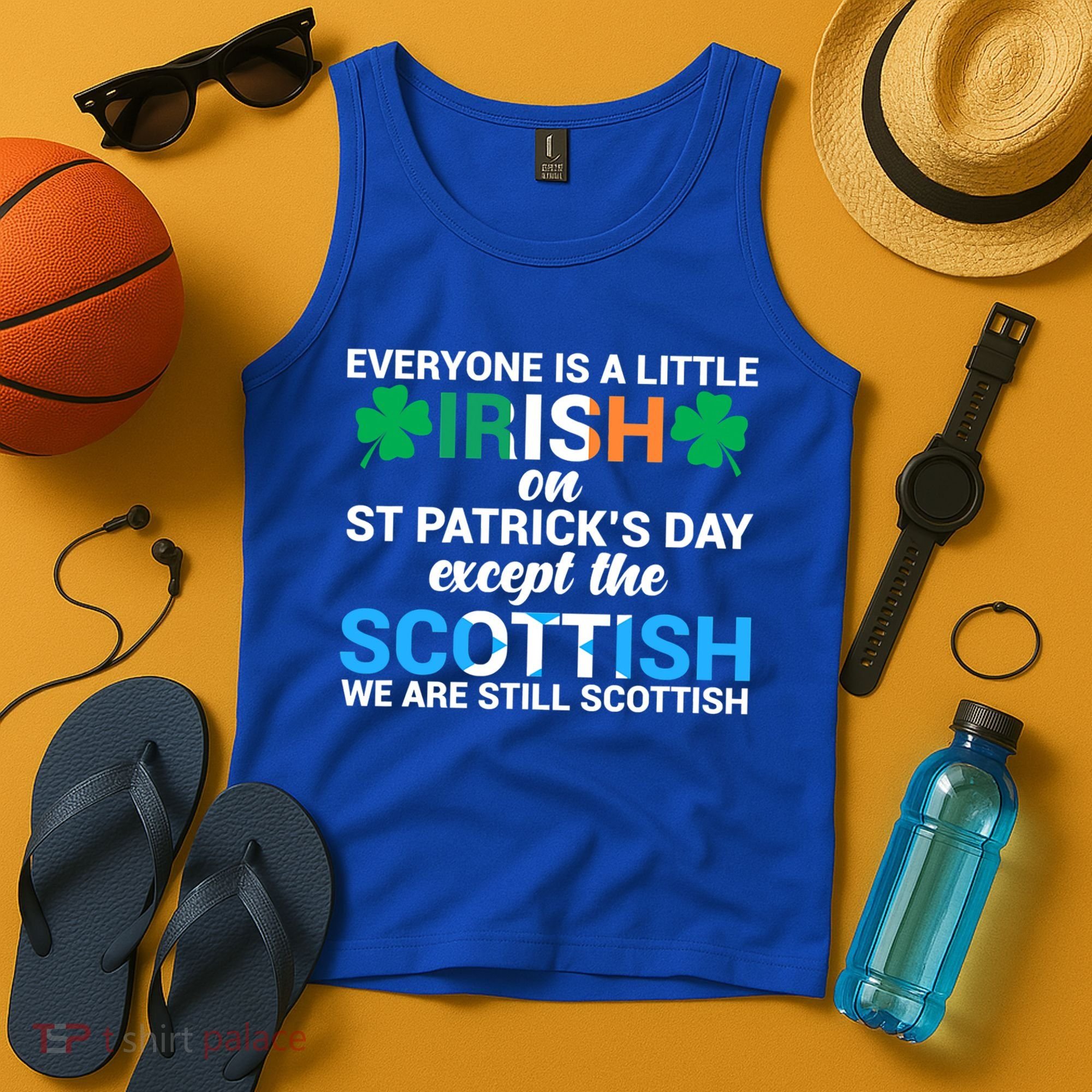 Everyone Is Irish Except Scottish On St Patrick's Day Gift Tank Top