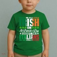 Everyone Is Irish On St. Patrick's Day Except The Italians Premium Toddler T-Shirt thumb 2