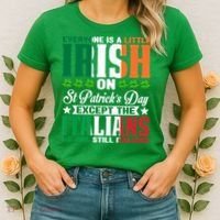 Everyone Is Irish On St. Patrick's Day Except The Italians Premium Women's T-Shirt thumb 2