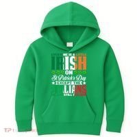 Everyone Is Irish On St. Patrick's Day Except The Italians Premium Kids Hoodie thumb 0