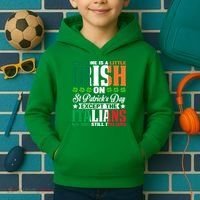 Everyone Is Irish On St. Patrick's Day Except The Italians Premium Kids Hoodie thumb 2