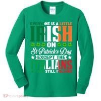 Everyone Is Irish On St. Patrick's Day Except The Italians Premium Kids Long Sleeve Shirt thumb 0