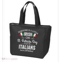Everyone Is Irish Except Italian On St. Patrick's Day Tote Bag thumb 3