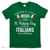 Everyone Is Irish Except Italian On St. Patrick's Day T-Shirt thumb 0