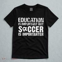 Education Is Important But Soccer Is Importanter T-Shirt thumb 5
