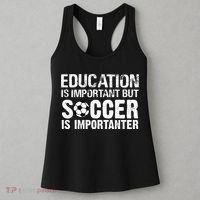 Education Is Important But Soccer Is Importanter Women's Tank Top thumb 3