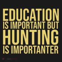 Education Is Important But Hunting Is Importanter Bucket Hat thumb 4
