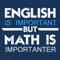 English Is Important But Math Is Importanter Funny Gift Joke Women's Hoodie thumb 2