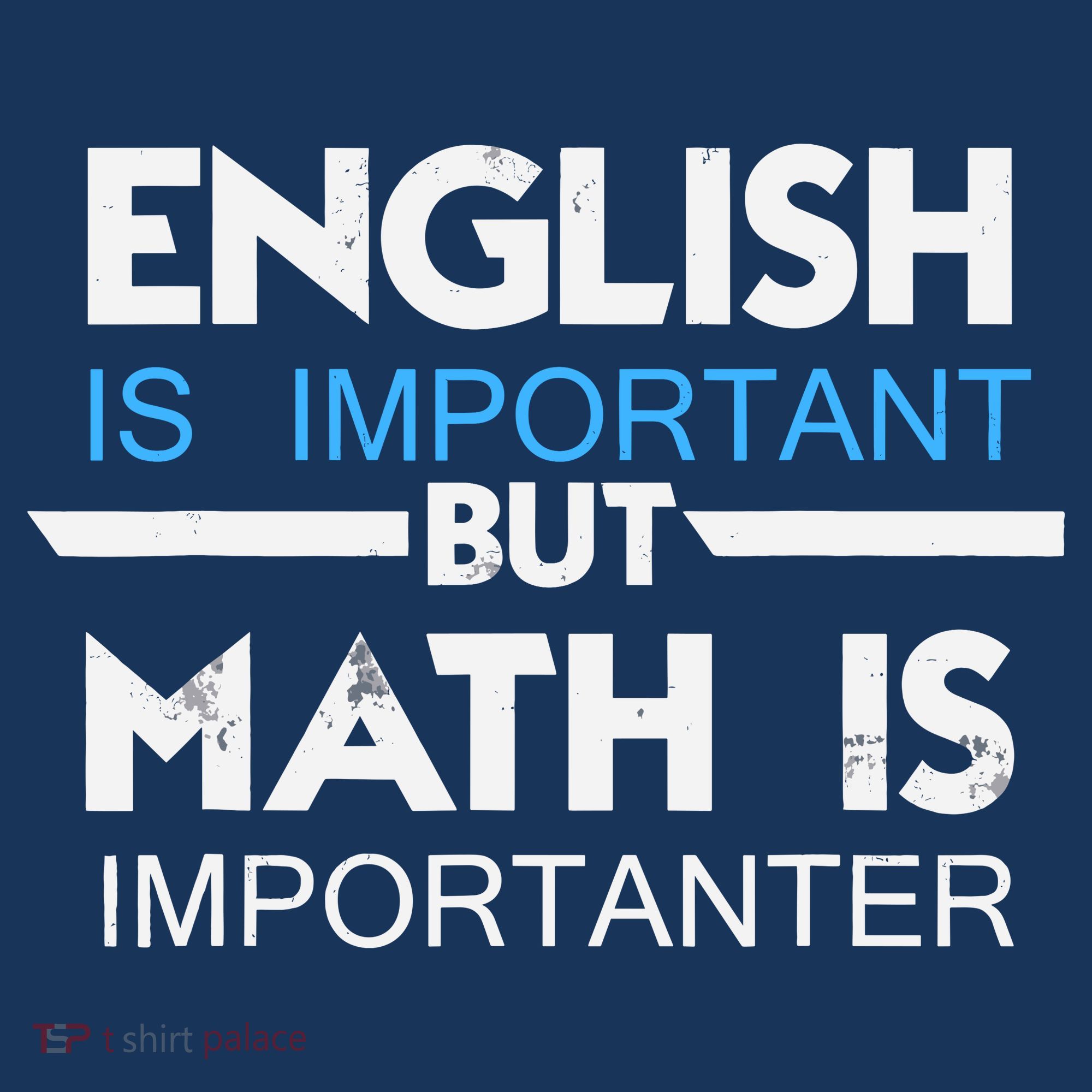English Is Important But Math Is Importanter Funny Gift Joke Women's Tank Top