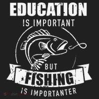 Education Is Important But Fishing Is Importanter Women's Sweatshirt thumb 2