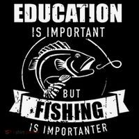 Education Is Important But Fishing Is Importanter Coffee Mug thumb 5