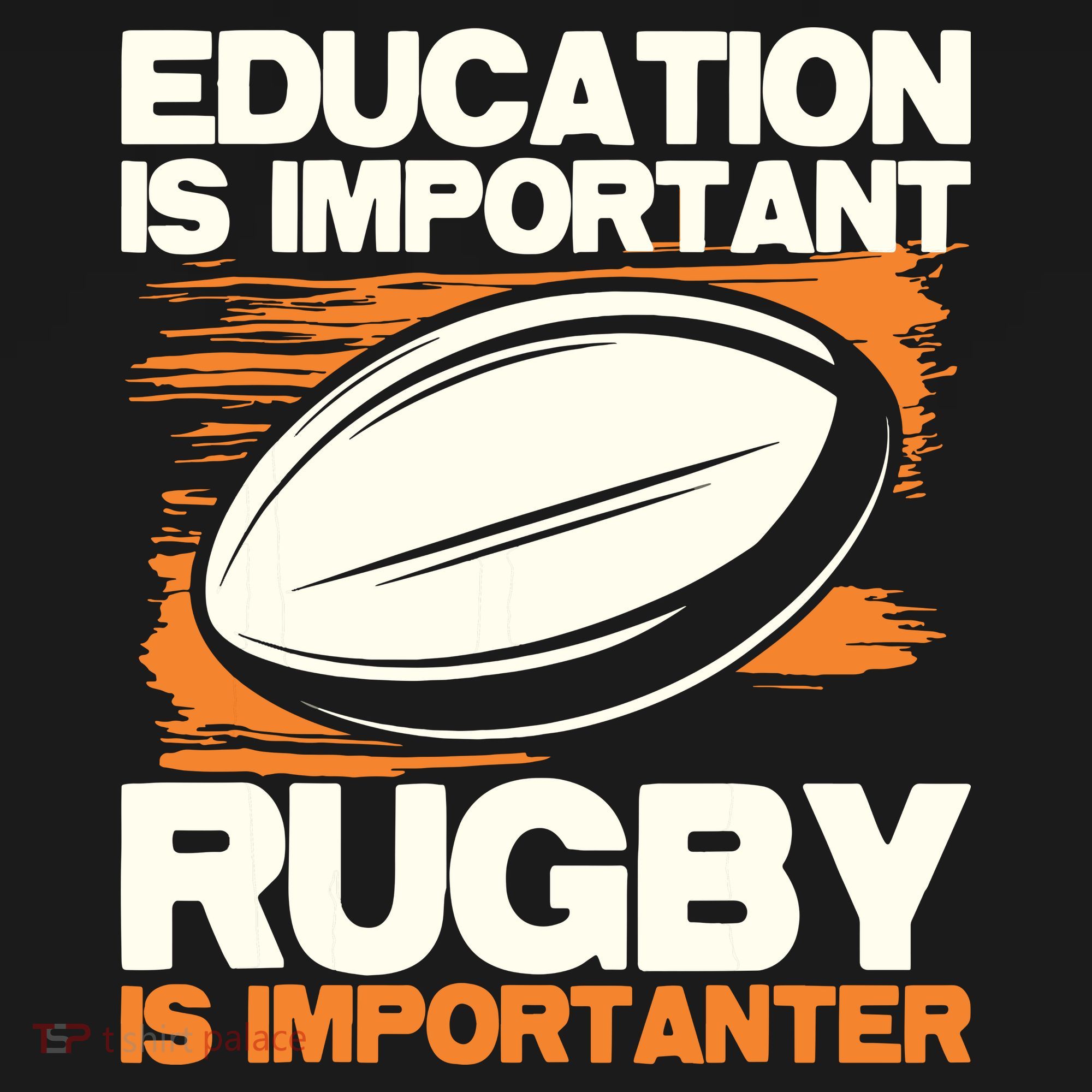 Education Is Important Rugby Is Importanter Sports Lover Ornament