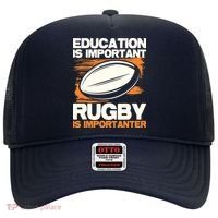 Education Is Important Rugby Is Importanter Sports Lover Hat thumb 0