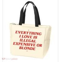 Everything I Love Is Illegal Expensive Or Blonde Tote Bag thumb 3
