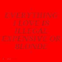 Everything I Love Is Illegal Expensive Or Blonde Santa Hat thumb 1