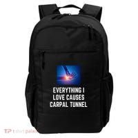 Everything I Love Causes Carpal Tunnel Backpack thumb 0