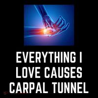 Everything I Love Causes Carpal Tunnel Toddler Hoodie thumb 2