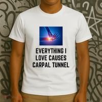 Everything I Love Causes Carpal Tunnel T-Shirt thumb 3