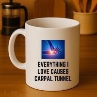 Everything I Love Causes Carpal Tunnel Coffee Mug thumb 4