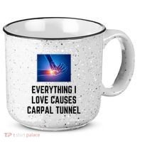Everything I Love Causes Carpal Tunnel 15oz Campfire Ceramic Mug thumb 0