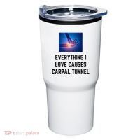 Everything I Love Causes Carpal Tunnel Tumbler thumb 0