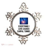 Everything I Love Causes Carpal Tunnel Ornament thumb 0