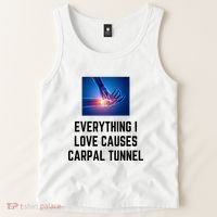 Everything I Love Causes Carpal Tunnel Tank Top thumb 2
