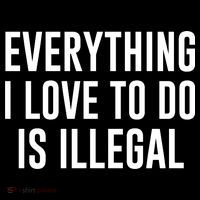Everything I Love To Do Is Illegal Hoodie thumb 7