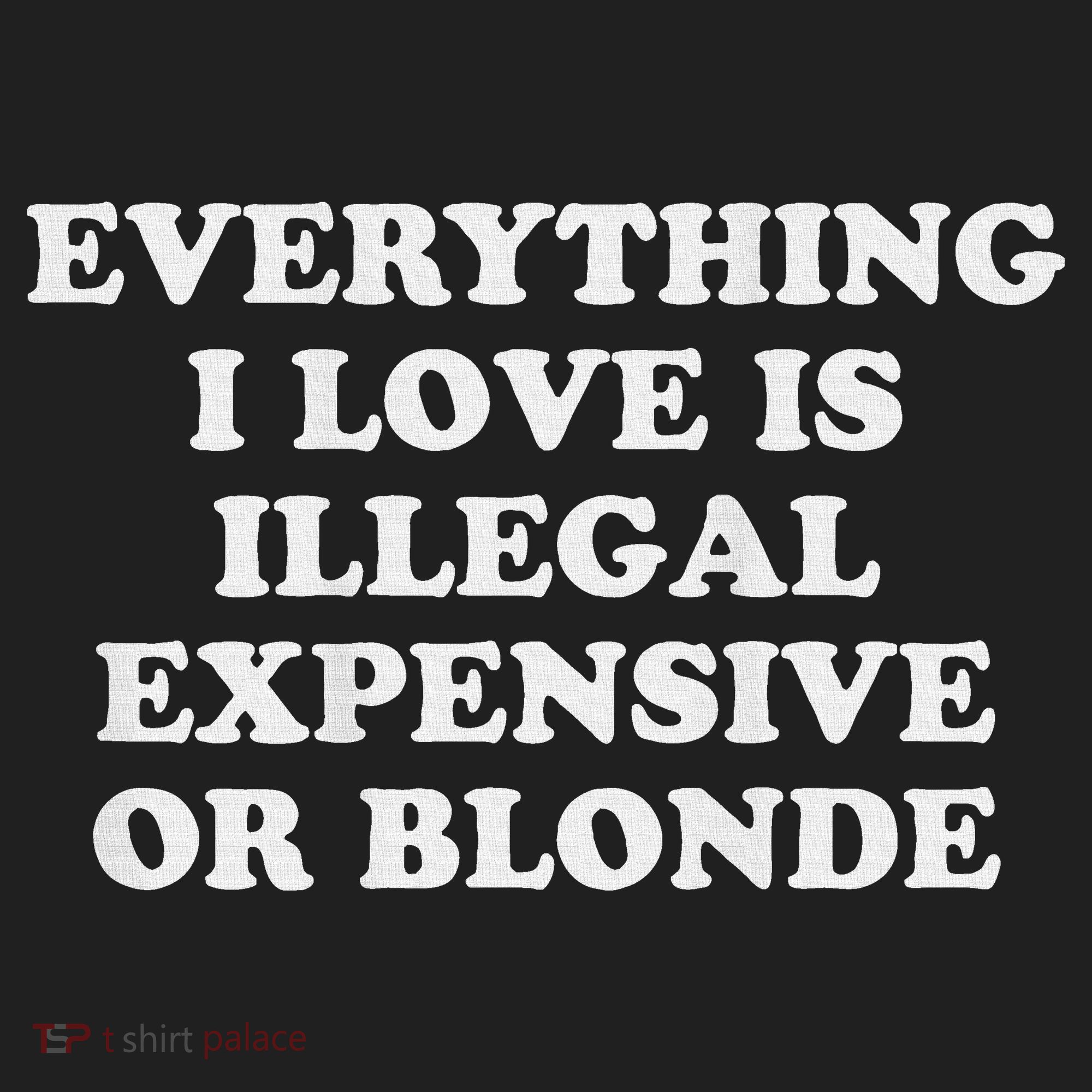 Everything I Love Is Illegal Expensive Or Blonde Hat