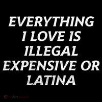 Everything I Love Is Illegal Expensive Or Latina Women's T-Shirt thumb 6