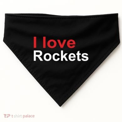 Elon I Love Rockets USA-Made Doggie Bandana
