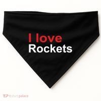 Elon I Love Rockets USA-Made Doggie Bandana thumb 0