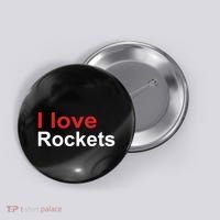 Elon I Love Rockets Button thumb 0