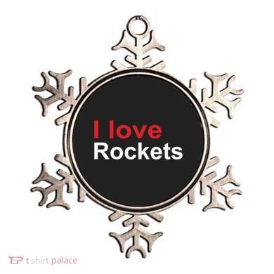 Elon I Love Rockets Ornament