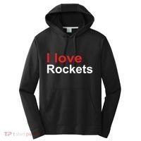 Elon I Love Rockets Performance Fleece Hoodie thumb 0
