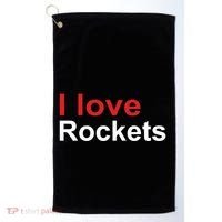 Elon I Love Rockets Golf Towel thumb 0