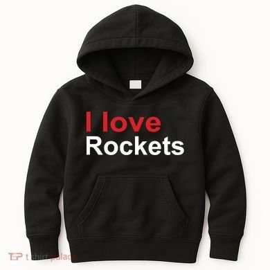 Elon I Love Rockets Kids Hoodie