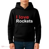 Elon I Love Rockets Kids Hoodie thumb 4