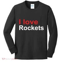 Elon I Love Rockets Kids Long Sleeve Shirt thumb 0