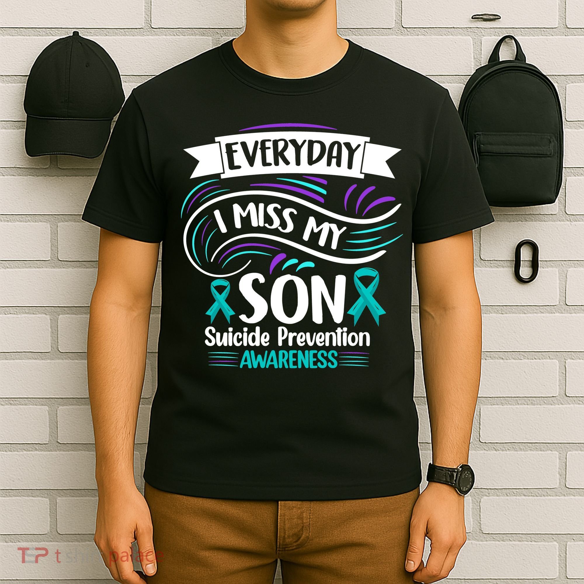 Everyday I Miss My Son Suicide Prevention T-Shirt