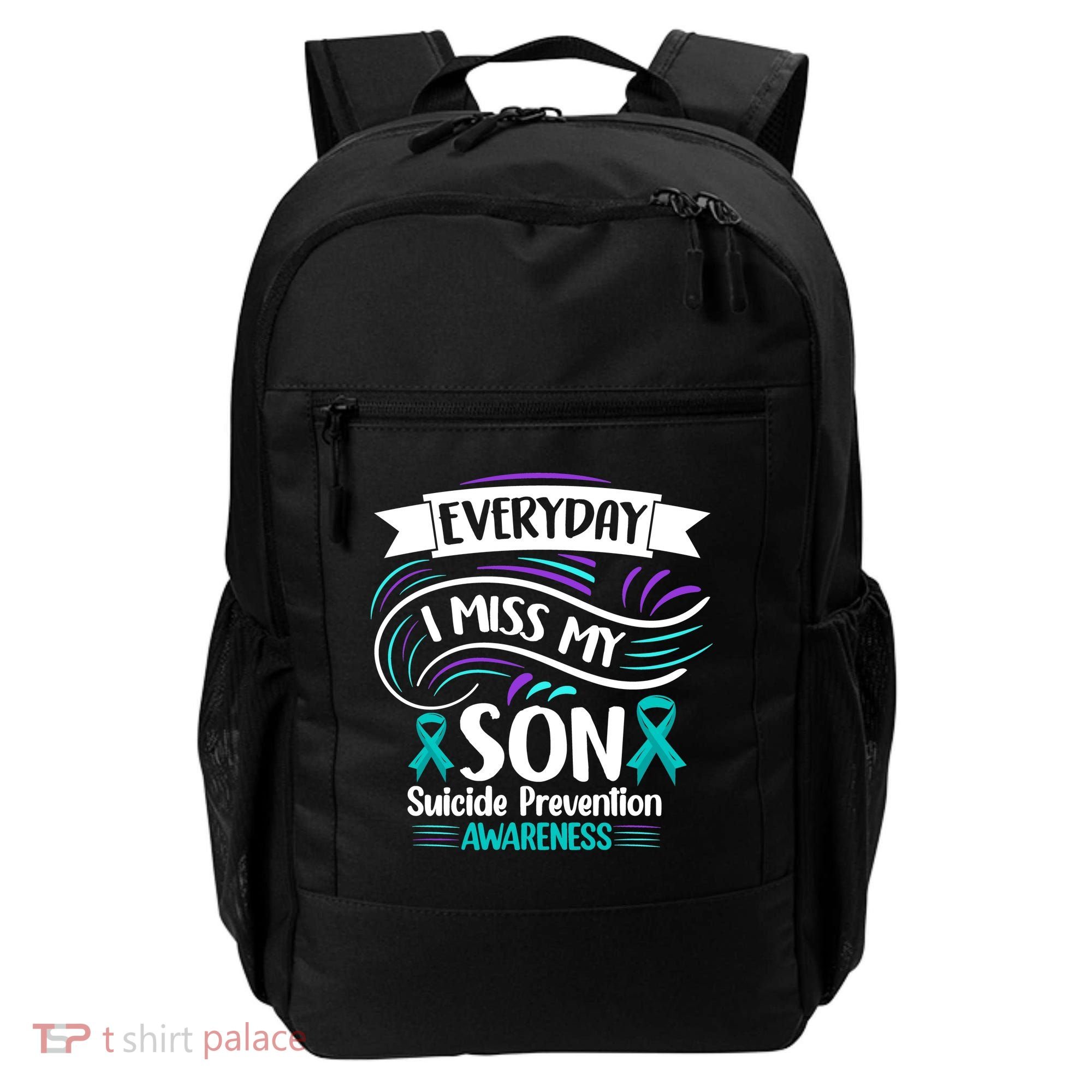Everyday I Miss My Son Suicide Prevention Backpack