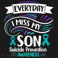 Everyday I Miss My Son Suicide Prevention Coaster thumb 2