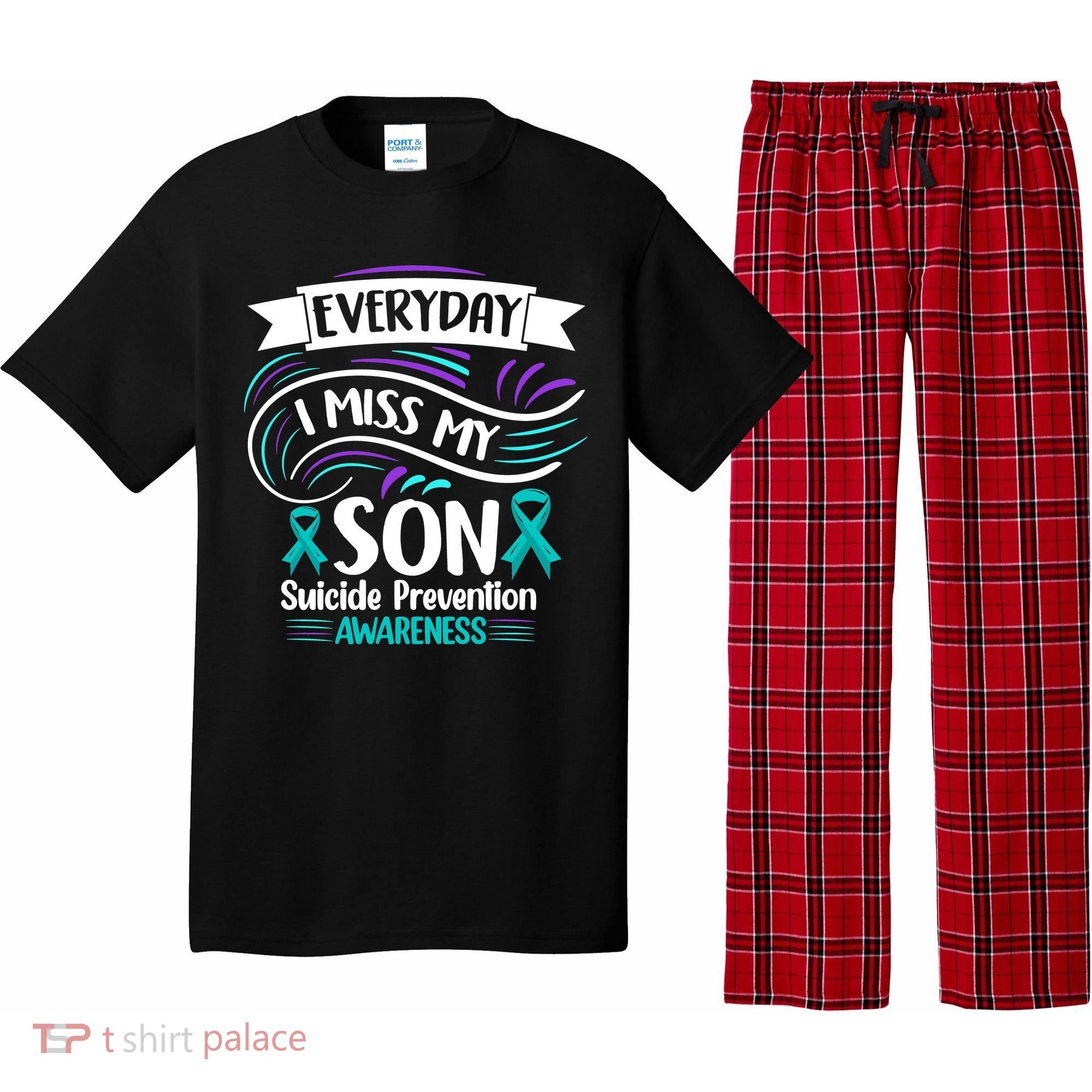 Everyday I Miss My Son Suicide Prevention Pajama Set