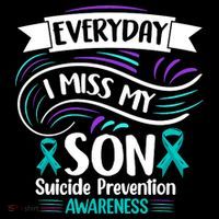 Everyday I Miss My Son Suicide Prevention Mousepad thumb 1