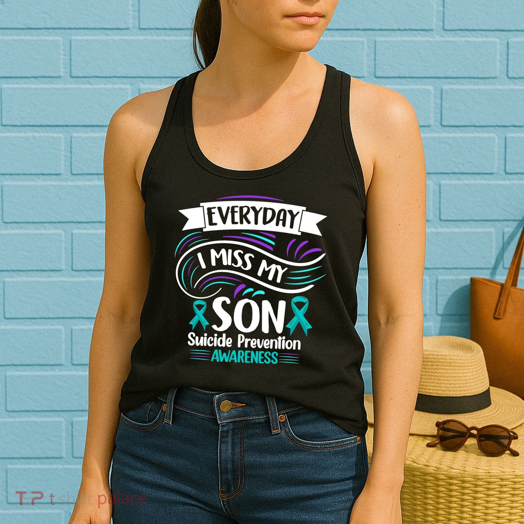 Everyday I Miss My Son Suicide Prevention Women's Tank Top