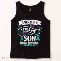 Everyday I Miss My Son Suicide Prevention Tank Top thumb 2